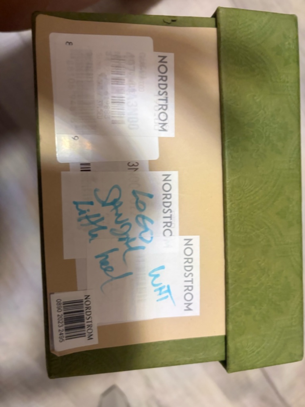 Gucci GG Logo Sandals (women) size 7.5 with box, dust bags, authenticity card - Picture 11 of 12